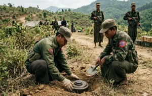 land mine