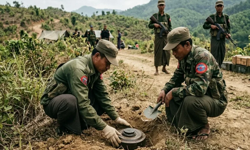 land mine