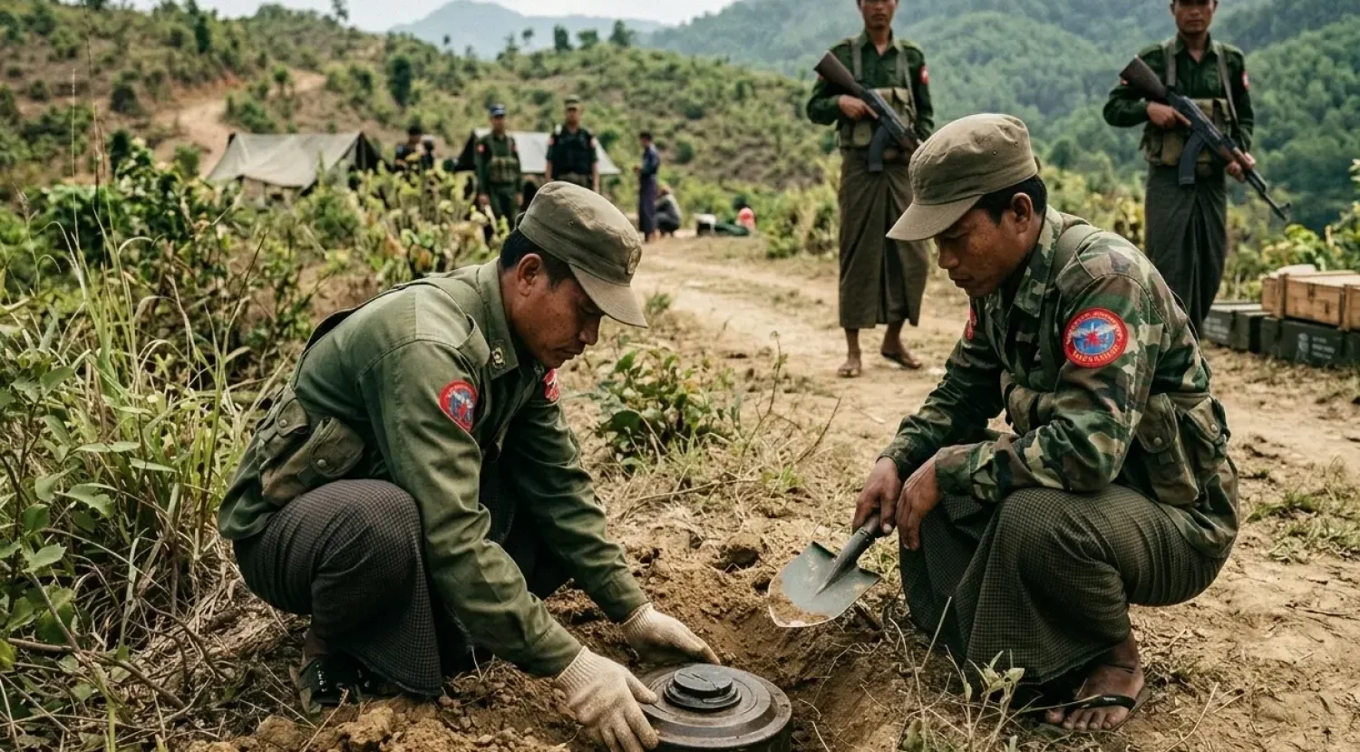 land mine
